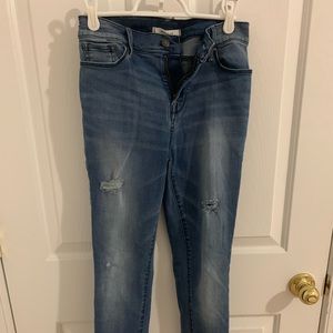 Pacsun light blue high rise jeggings